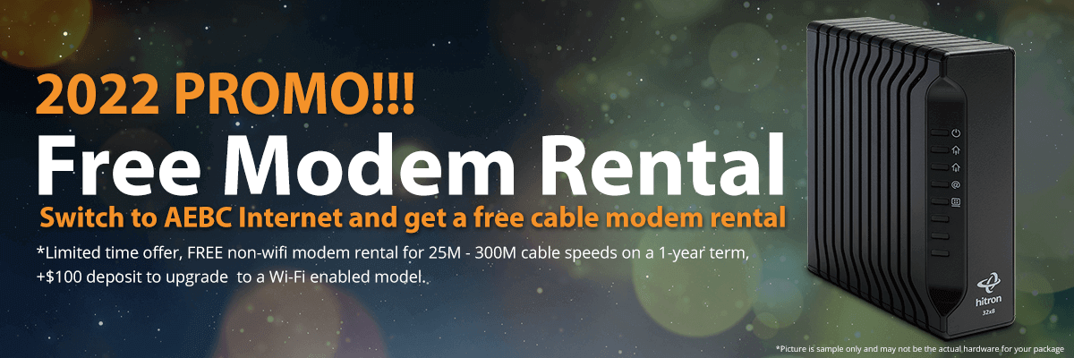 internet service free modem 2022 promo